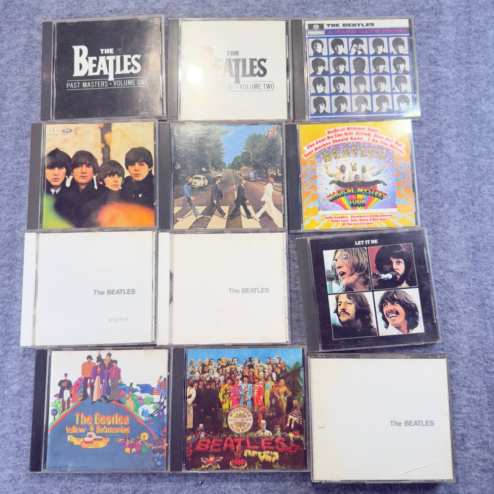 The Beatles CD Lot 13 Discs White Album Abbey Road Sgt Pepper Past Masters